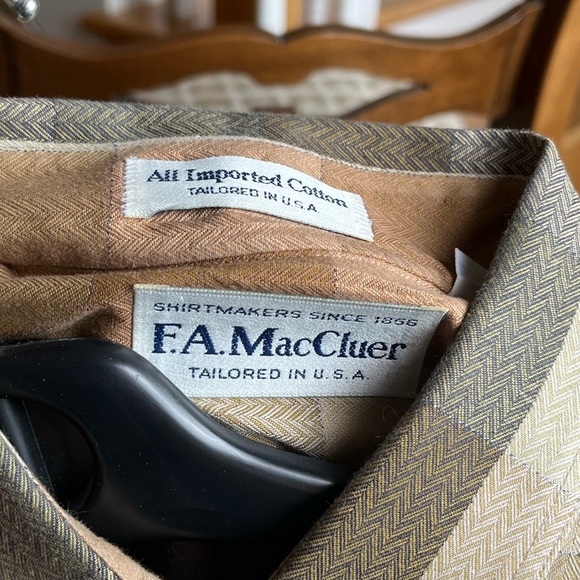 F.A.MacCluer men’s long-sleeved button-down shirt - Picture 2 of 5